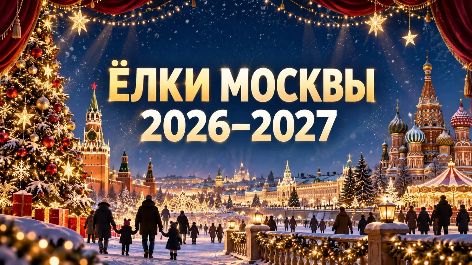 Новогодние ёлки Москвы 2026–2027: 20 лучших шоу для детей