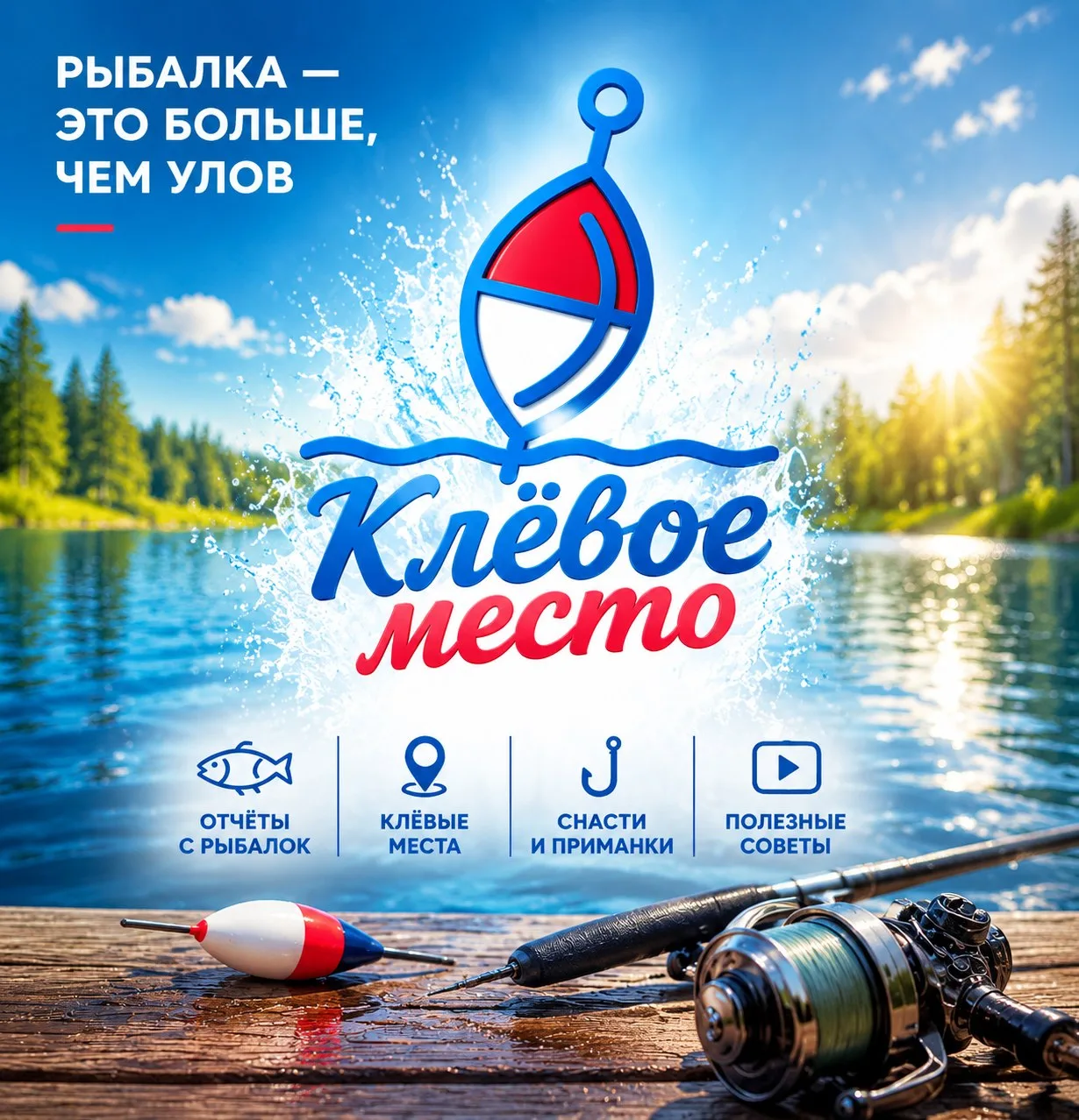 🎣 Ищешь реально клёвое место, а не очередной канал “обо всём и ни о чём”?