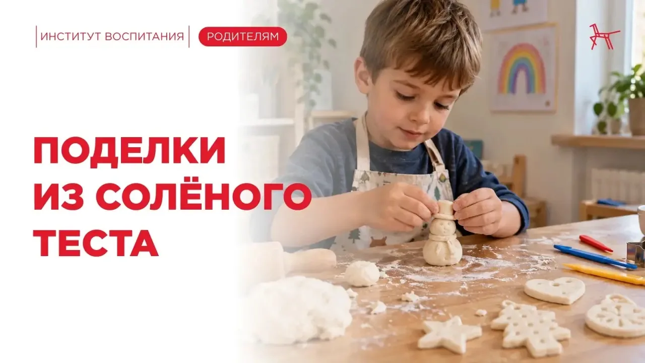 Развиваем мелкую моторику с помощью солёного теста
