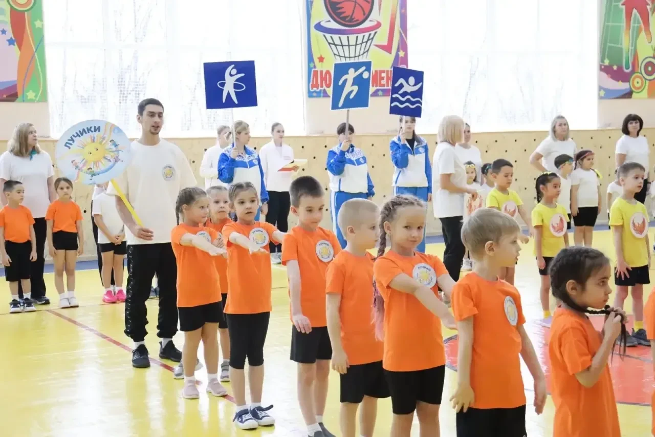 Дошкольники соревнуются в спартакиаде