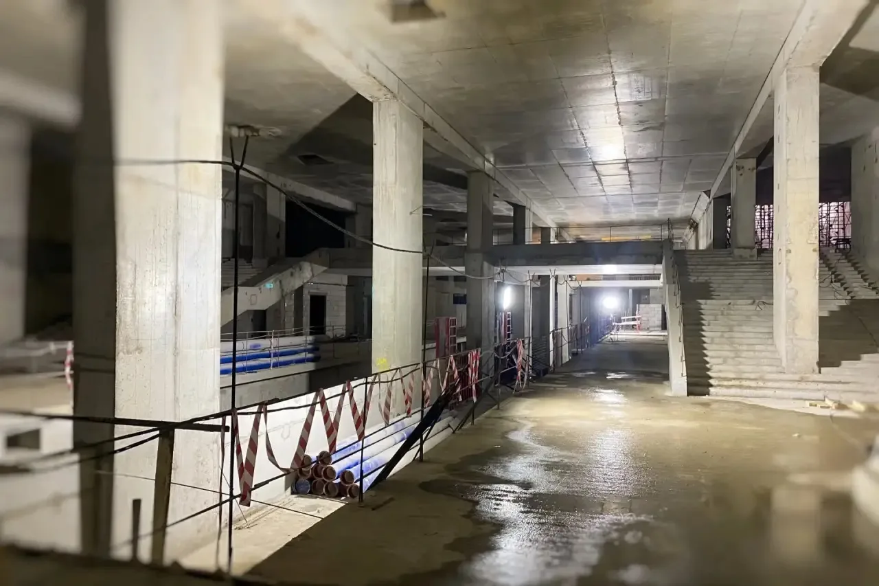🚇 Станция «Строгино» Рублёво-Архангельской линии. Впервые - вид с уровня пассажирской ...