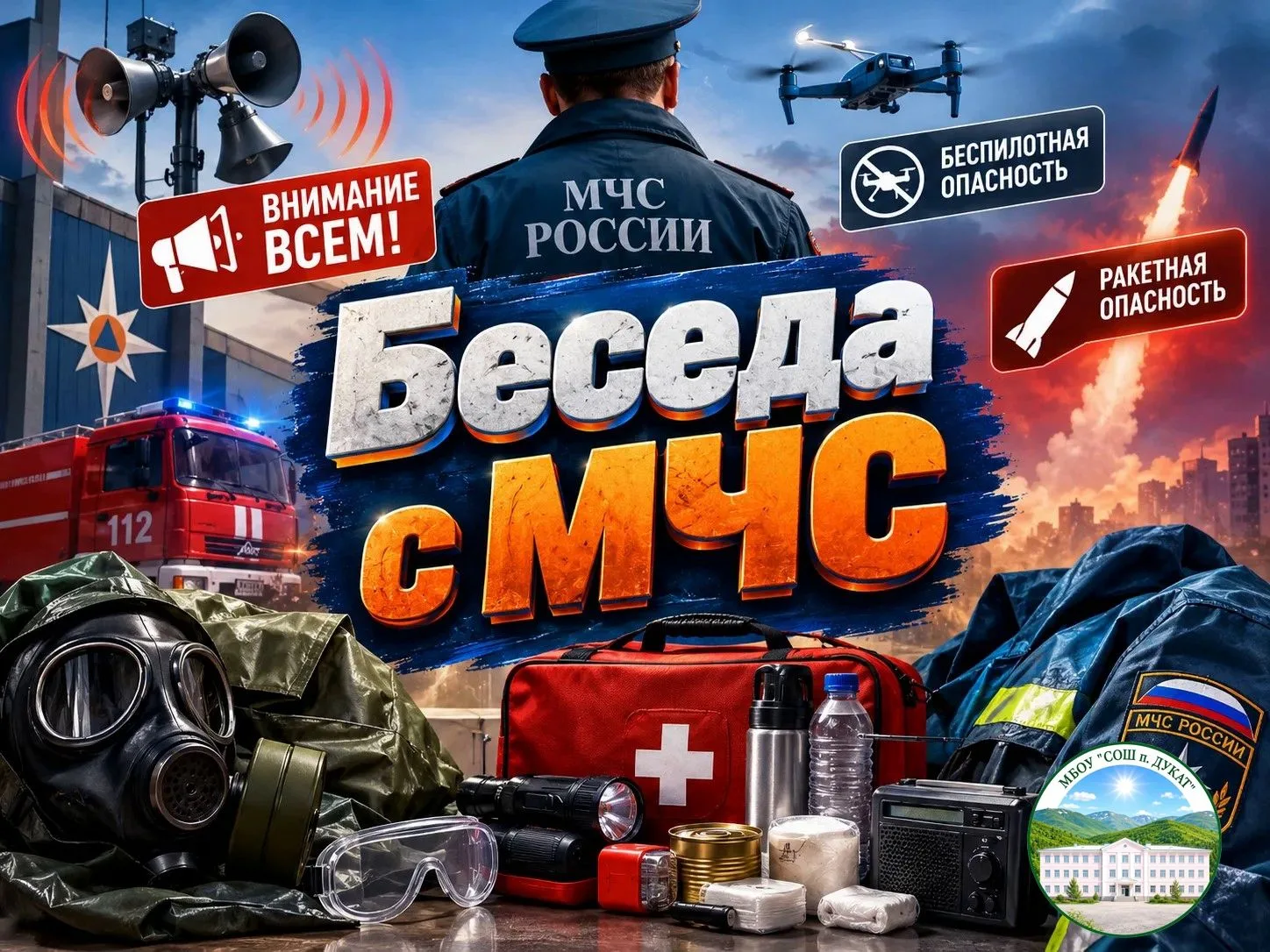 🚨🚒🛡️ Безопасность — прежде всего: встреча с представителями МЧС