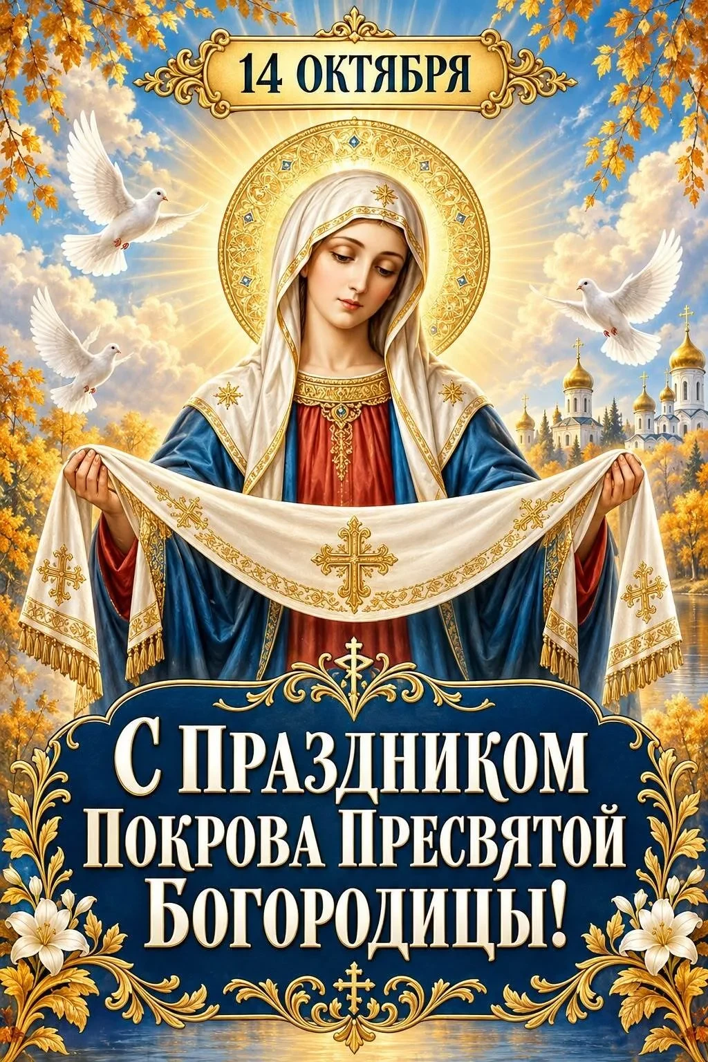 С Покровом Пресвятой Богородицы! 🤍 🙏