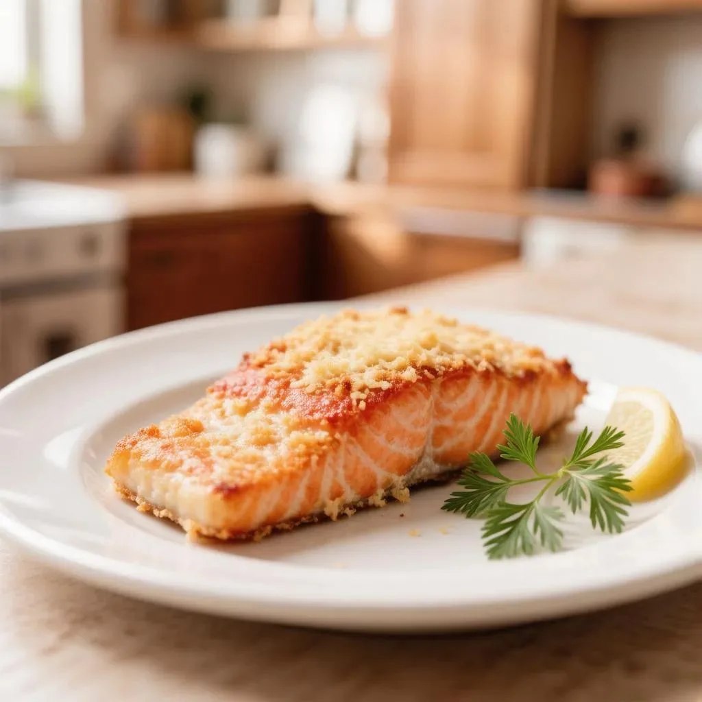 🐟 Красная рыба с золотистой корочкой — хрустящая снаружи, сочная внутри!