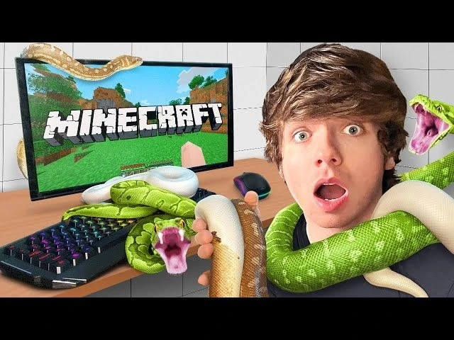 Я Прошел Minecraft в Комнате Полной Змей