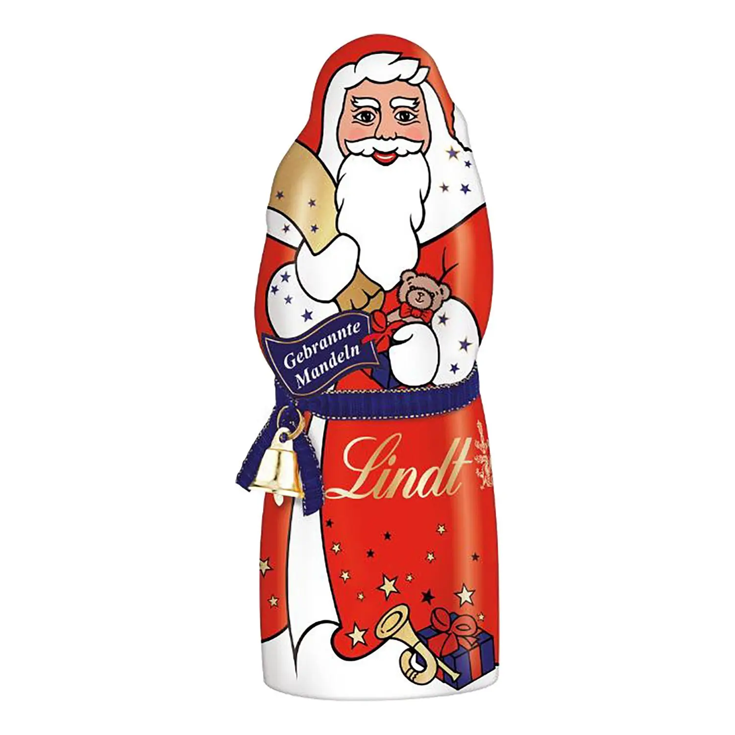 Шоколаднфе фигурки деда мороза от Lindt
