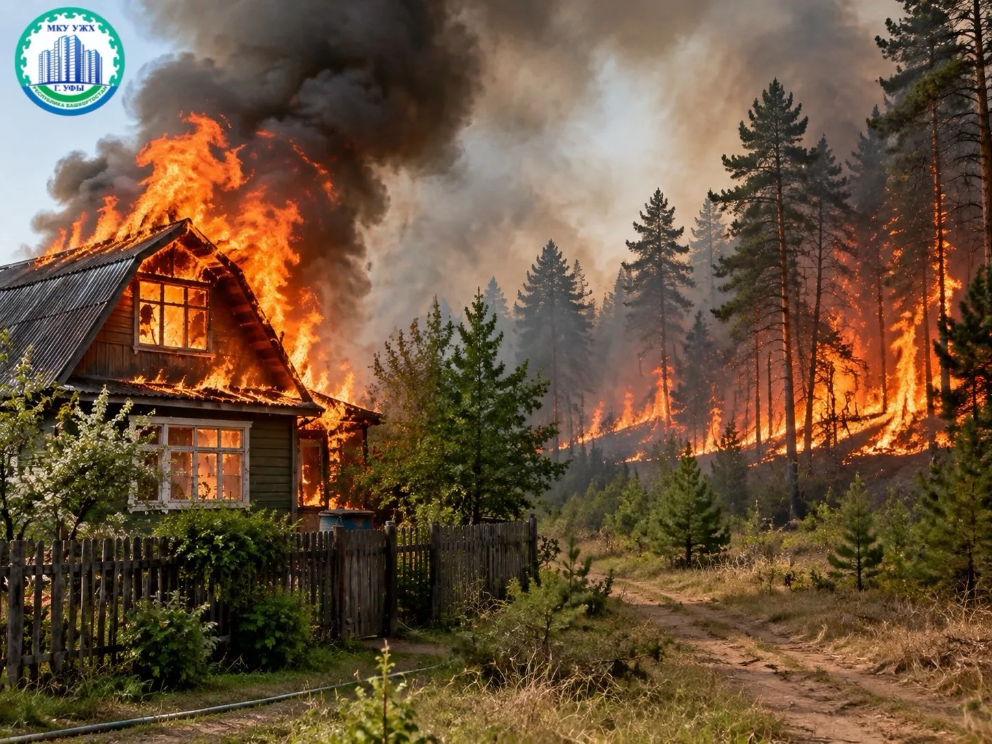🔥Пожарная безопасность на даче и в лесу🔥