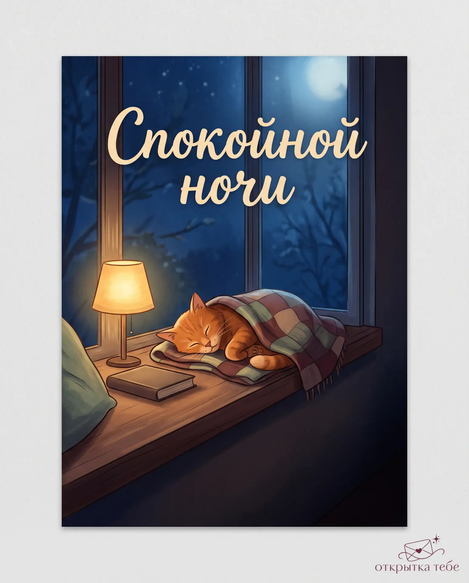 Пусть вокруг станет тише, а мысли постепенно отпустят всё ненужное 🌙
