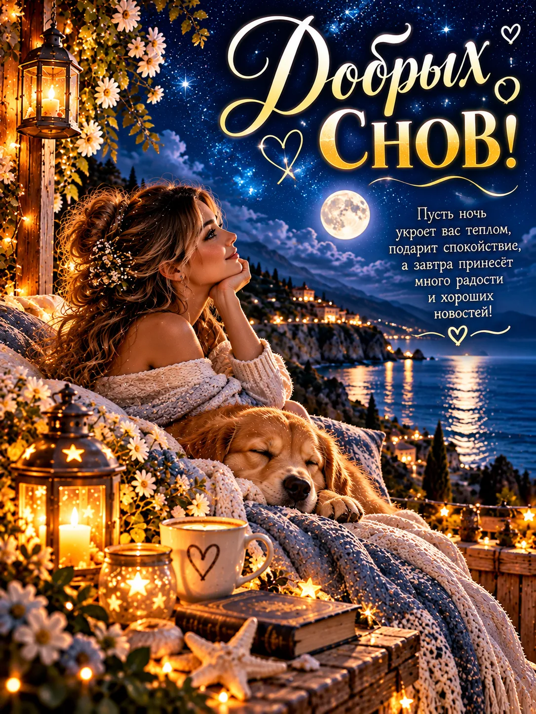 🌙✨ Добрых снов, мои хорошие! 💖
