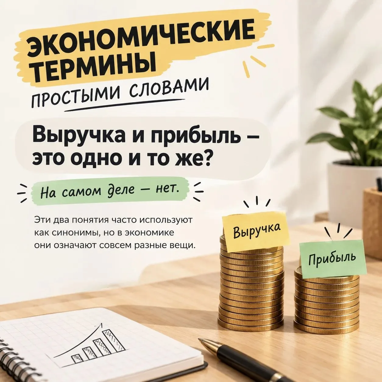 Выручка и прибыль — это одно и то же?