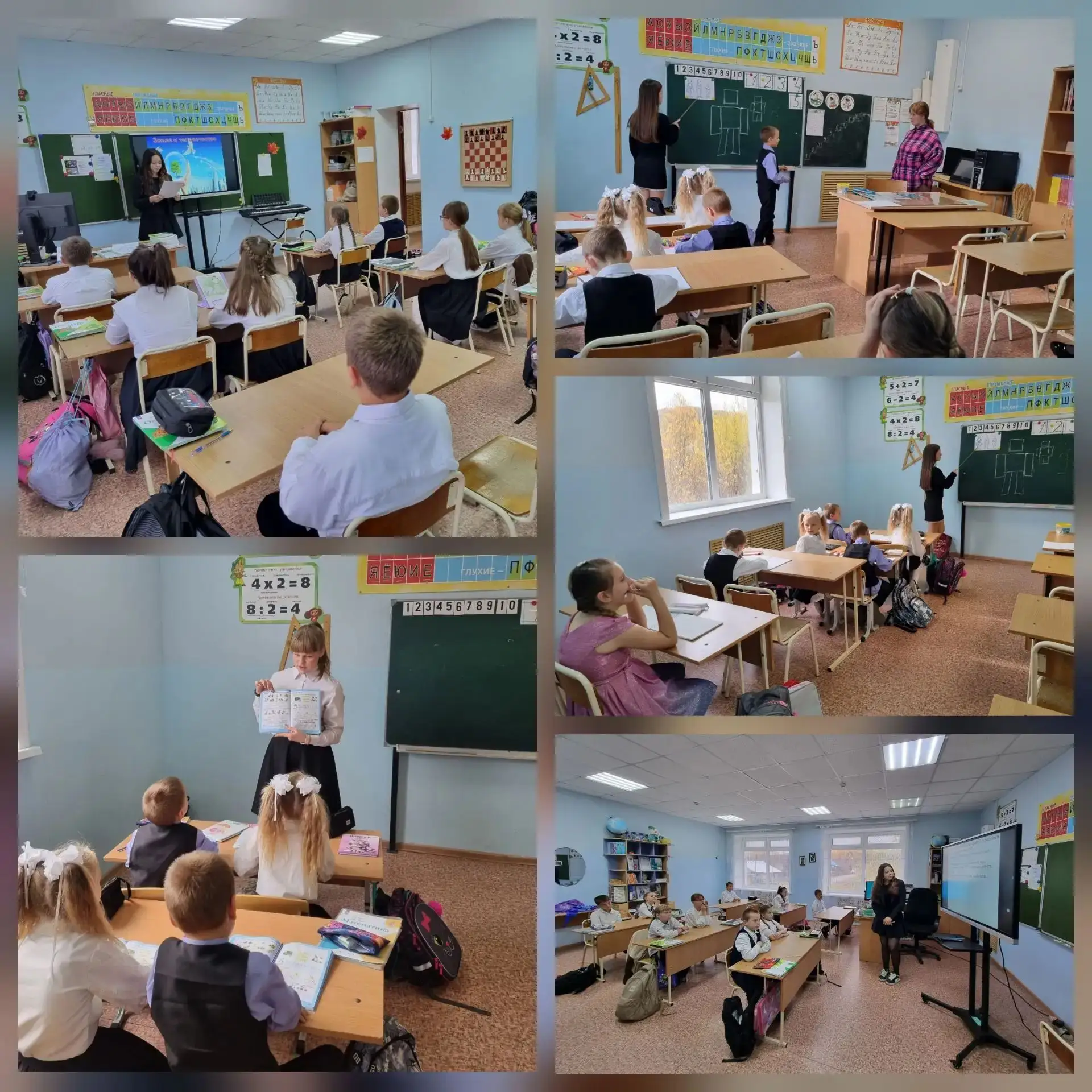 🍎 Учитель на один день: старшеклассники МБОУ СОШ п. Херпучи провели уроки для малышей
