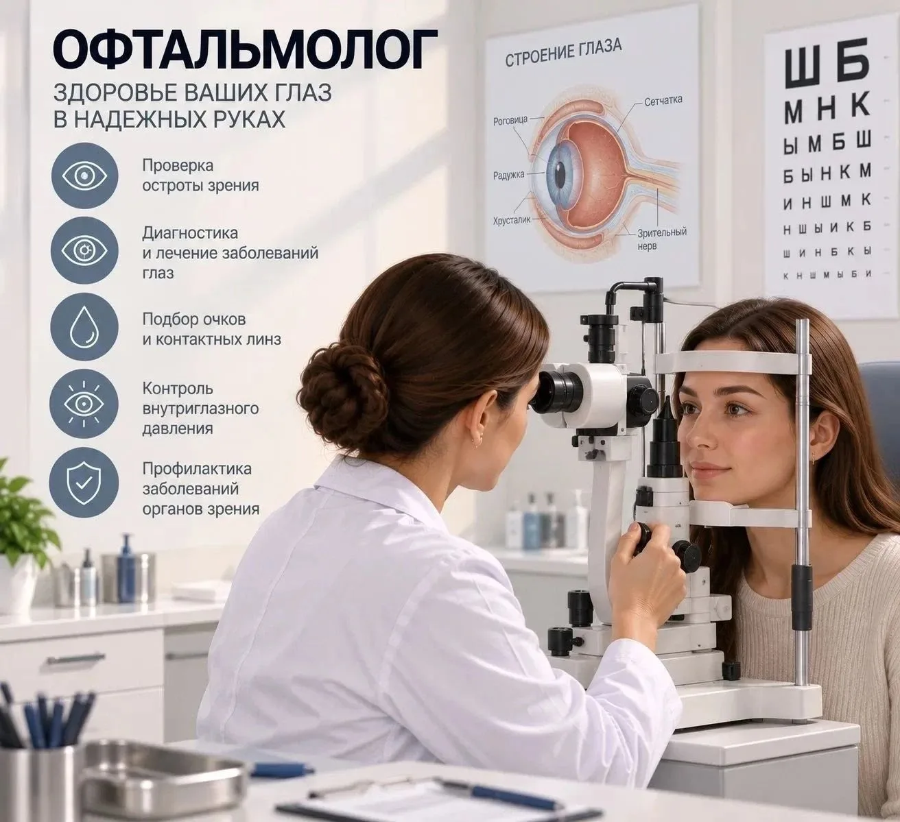 Щербак Мария Анатольевна, врач-офтальмолог, прием 7️⃣ ноября, дозапись.