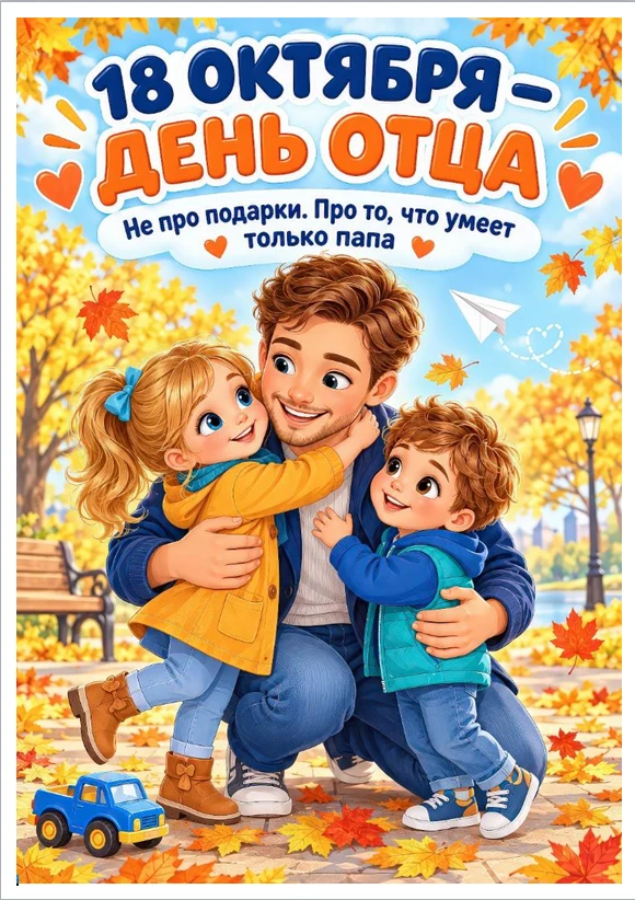 18 октября в России отмечается День отца.