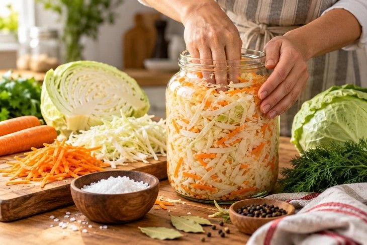 Квашеная капуста: рецепт хрустящей капусты, который получается всегда https://vestnickp...