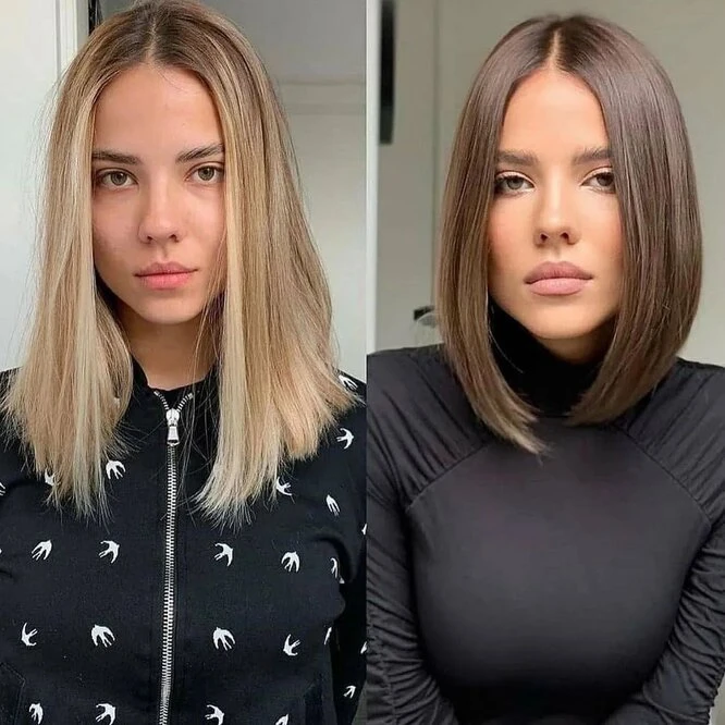 💇‍♀️Рубрика ДО/ПОСЛЕ голосуем девочки