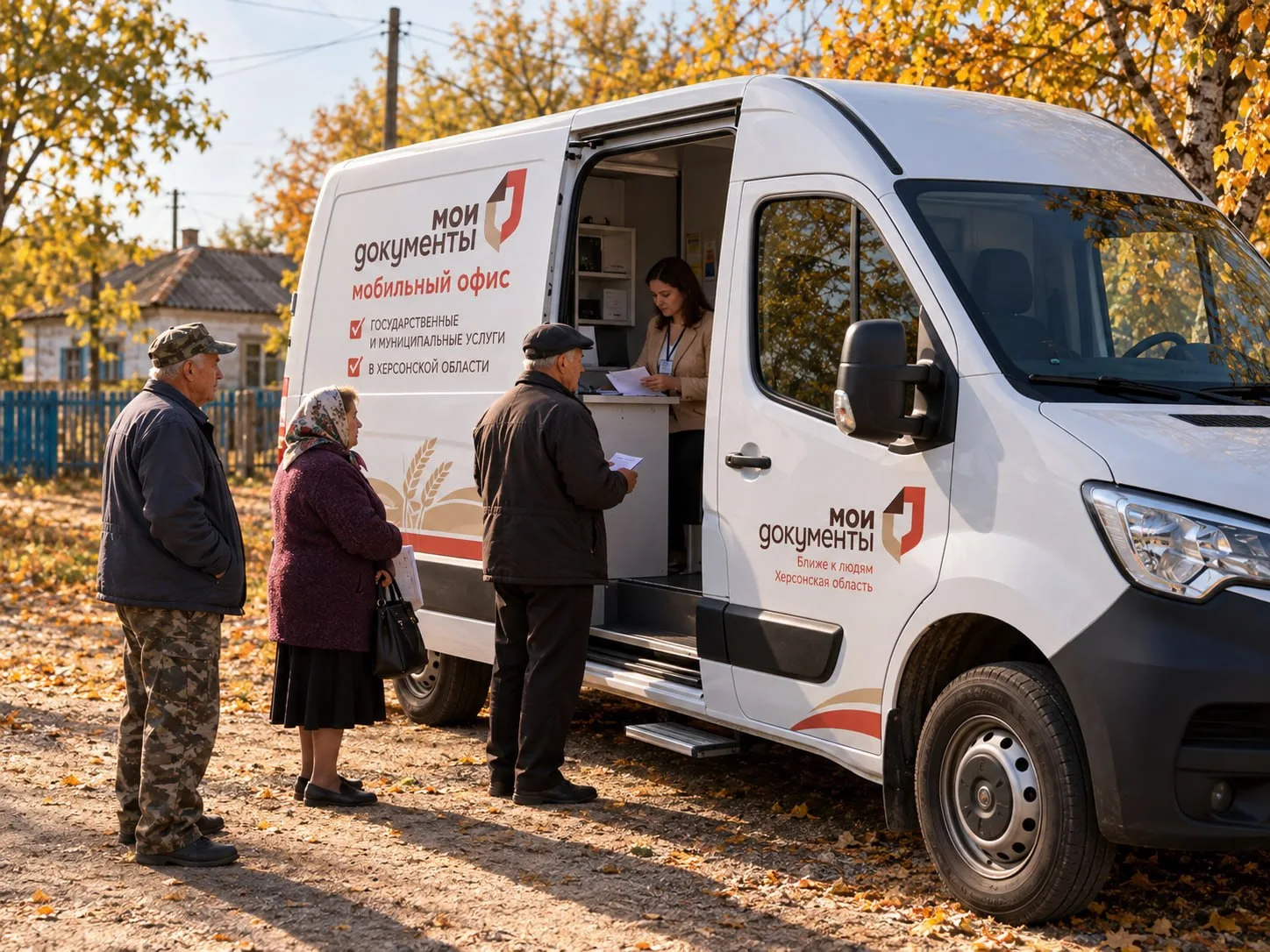 📃Мобильный офис МФЦ посетит семь округов Херсонской области