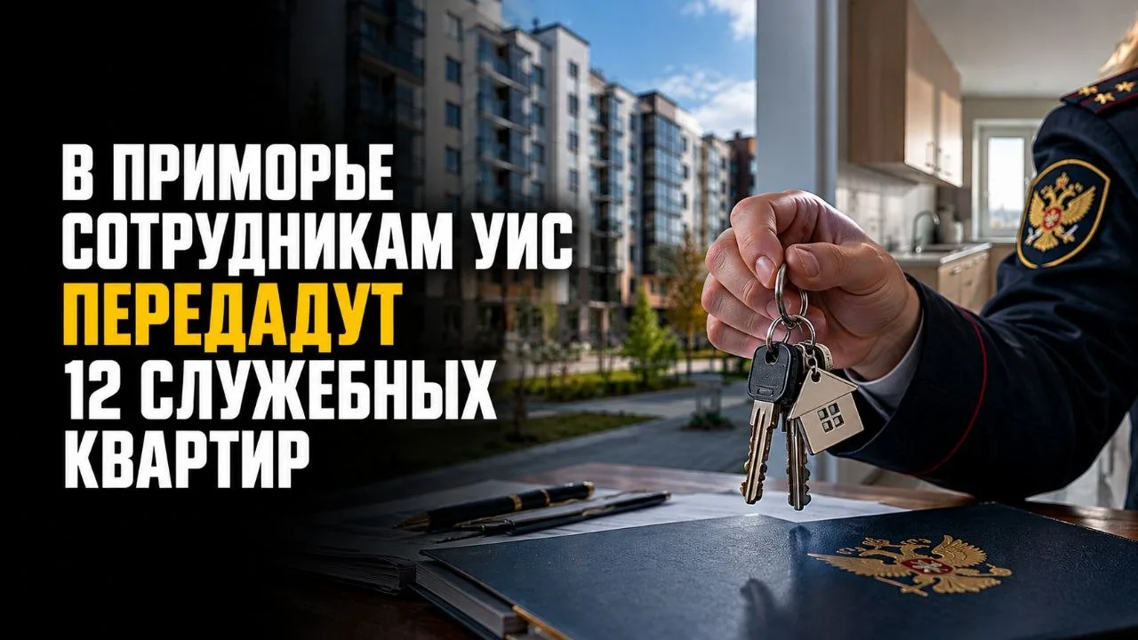 В ПРИМОРЬЕ СОТРУДНИКАМ УИС ПЕРЕДАДУТ 12 СЛУЖЕБНЫХ КВАРТИР