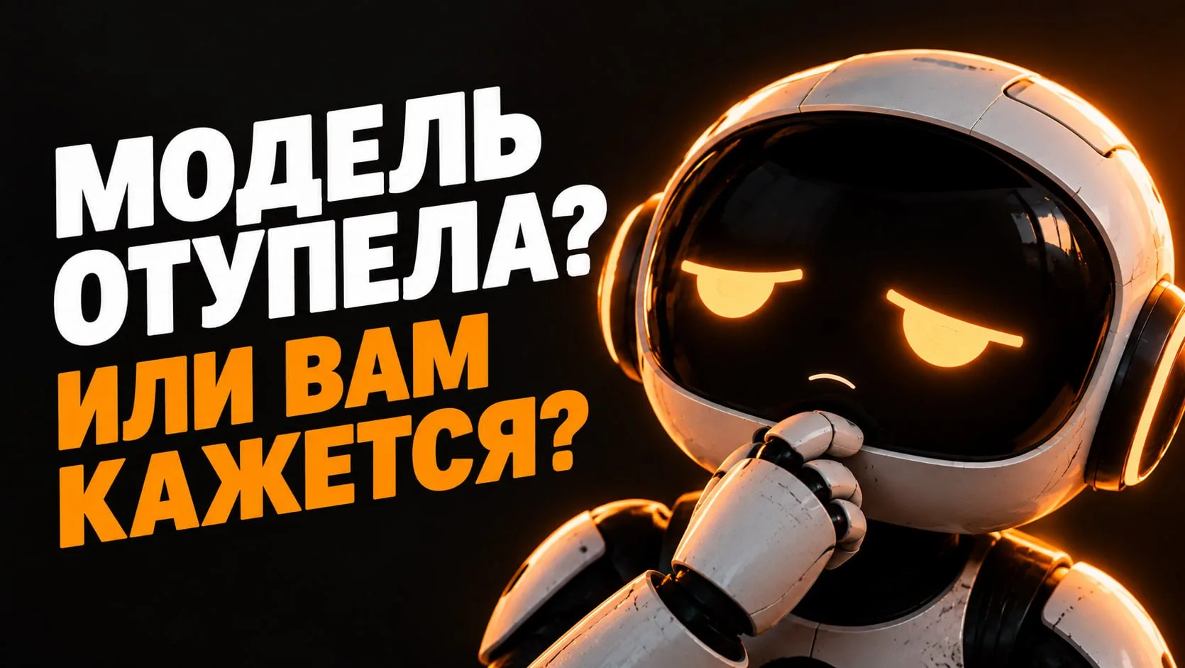 Модель отупела или вам кажется❓