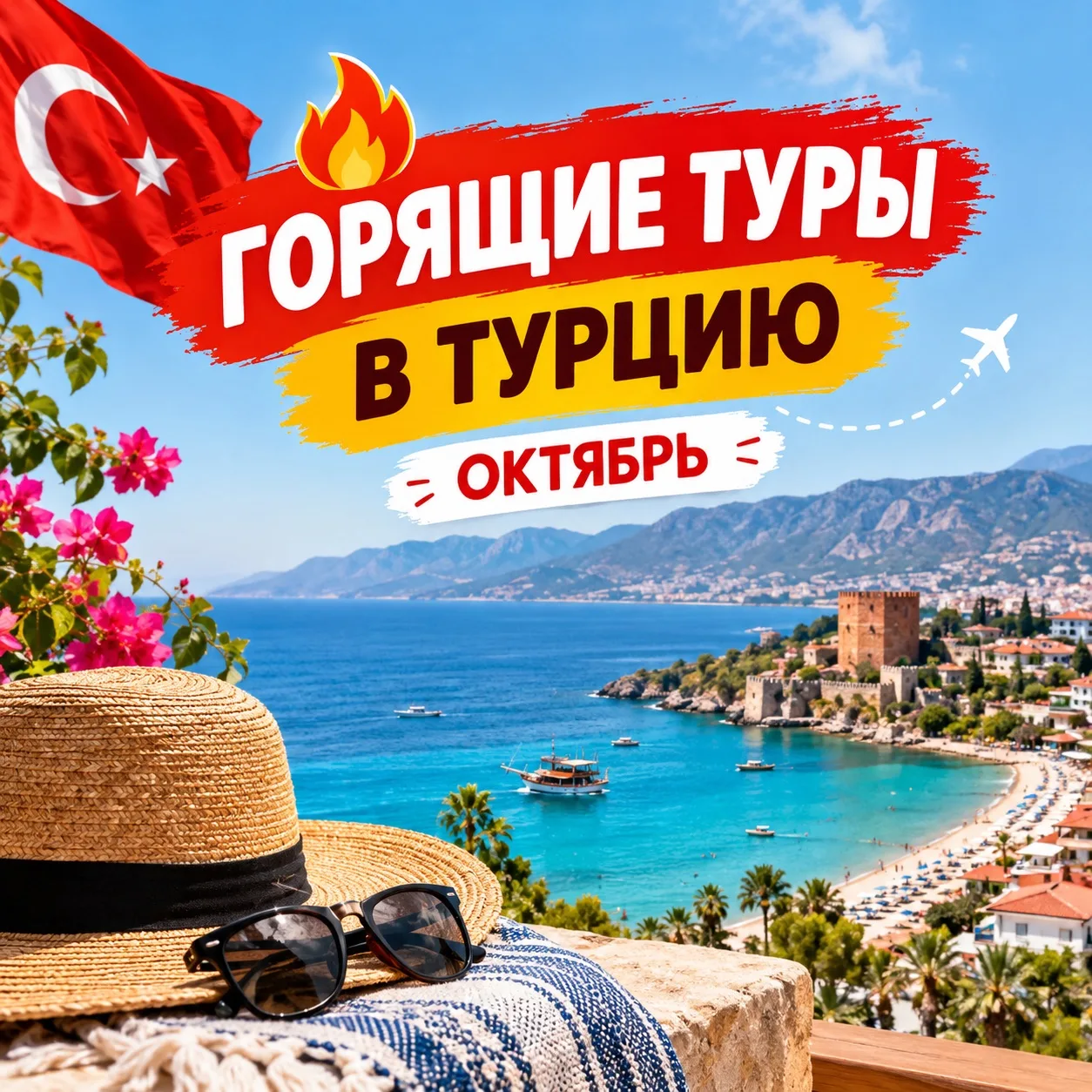🔥 ГОРЯЩИЕ ТУРЫ В ТУРЦИЮ! 🇹🇷 🏖️