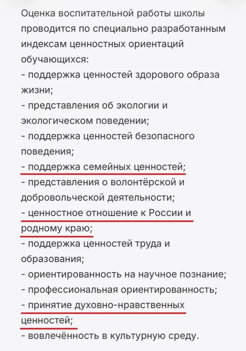 Российских школьников начали проверять на традиционные ценности