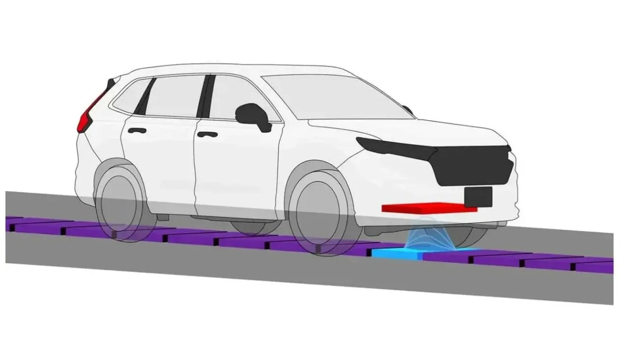 🔋 Honda разрабатывает способ заряжать электрокары прямо во время движения