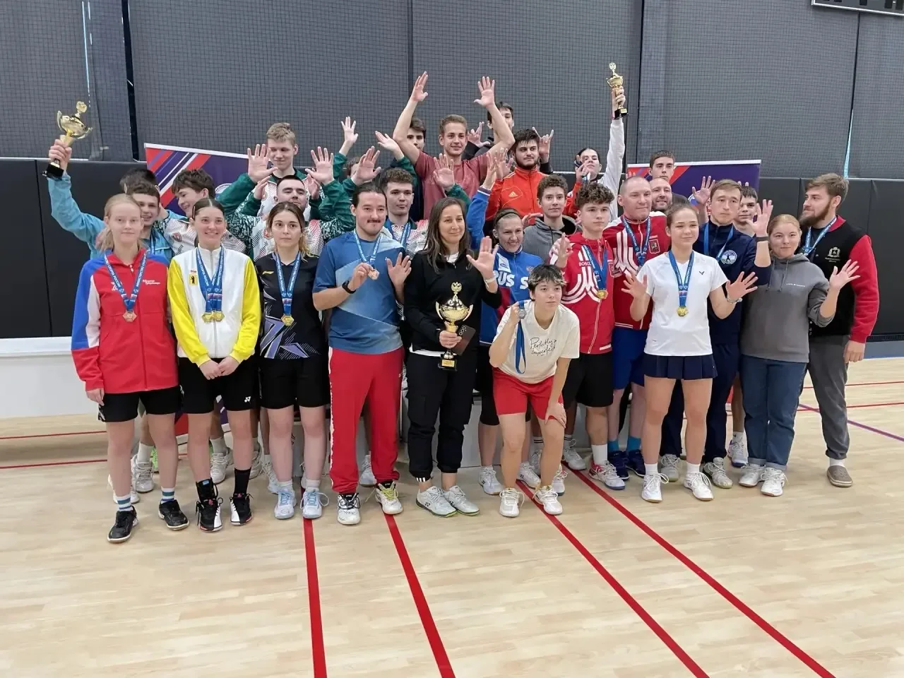 🏸 Поздравляем сборную Татарстана с успехом на Кубке России по бадминтону (спорт глухих)!