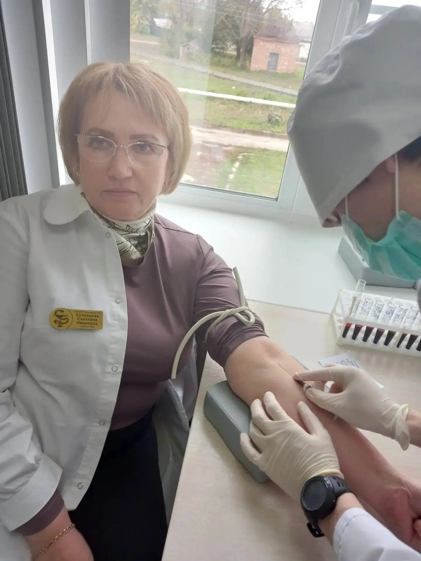 Главный врач Кузнецова Светлана Ивановна личным примером показала как важно пройти дисп...