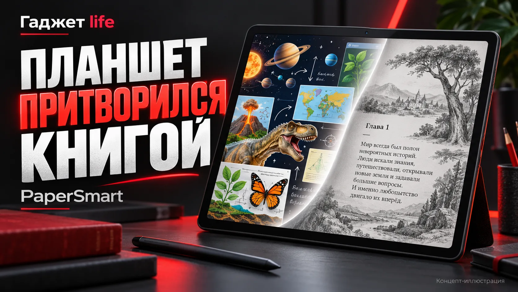 📖 PaperSmart: цветной планшет, который умеет притворяться электронной книгой