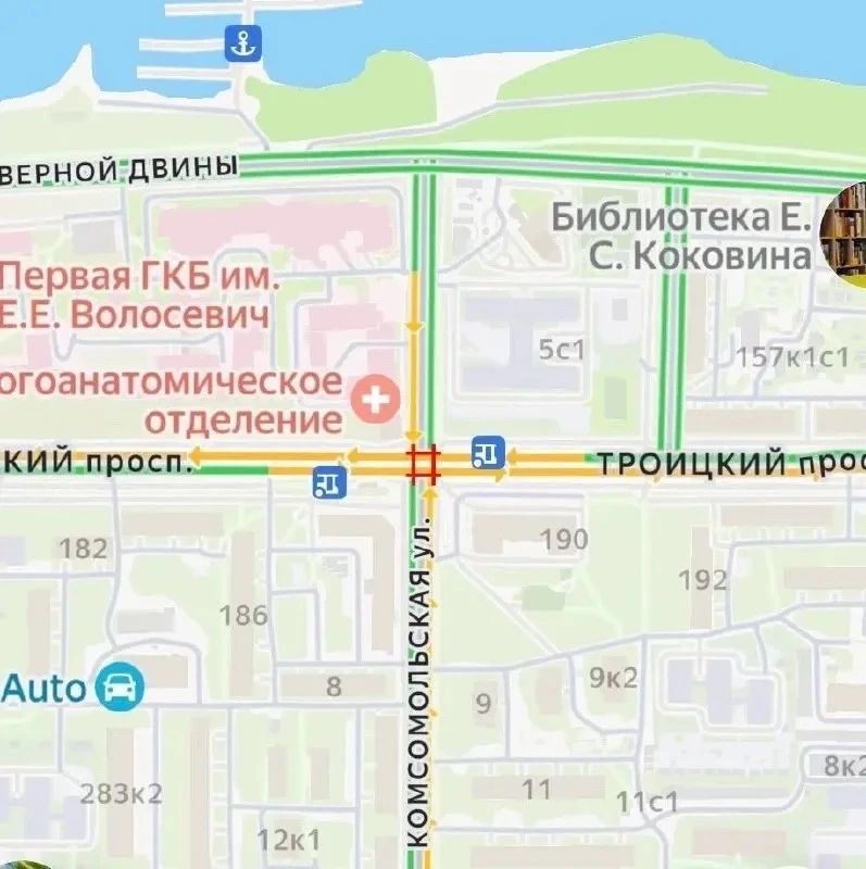 Перекрытие перекрёстка Троицкий – Комсомольская продлили до вечера 11 октября