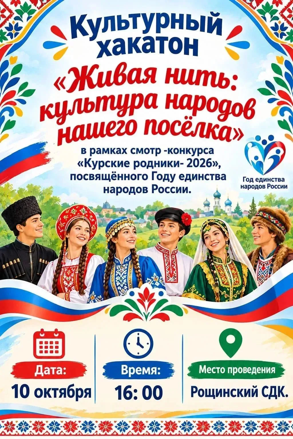 Уважаемые жители и гости посёлка Рощино!