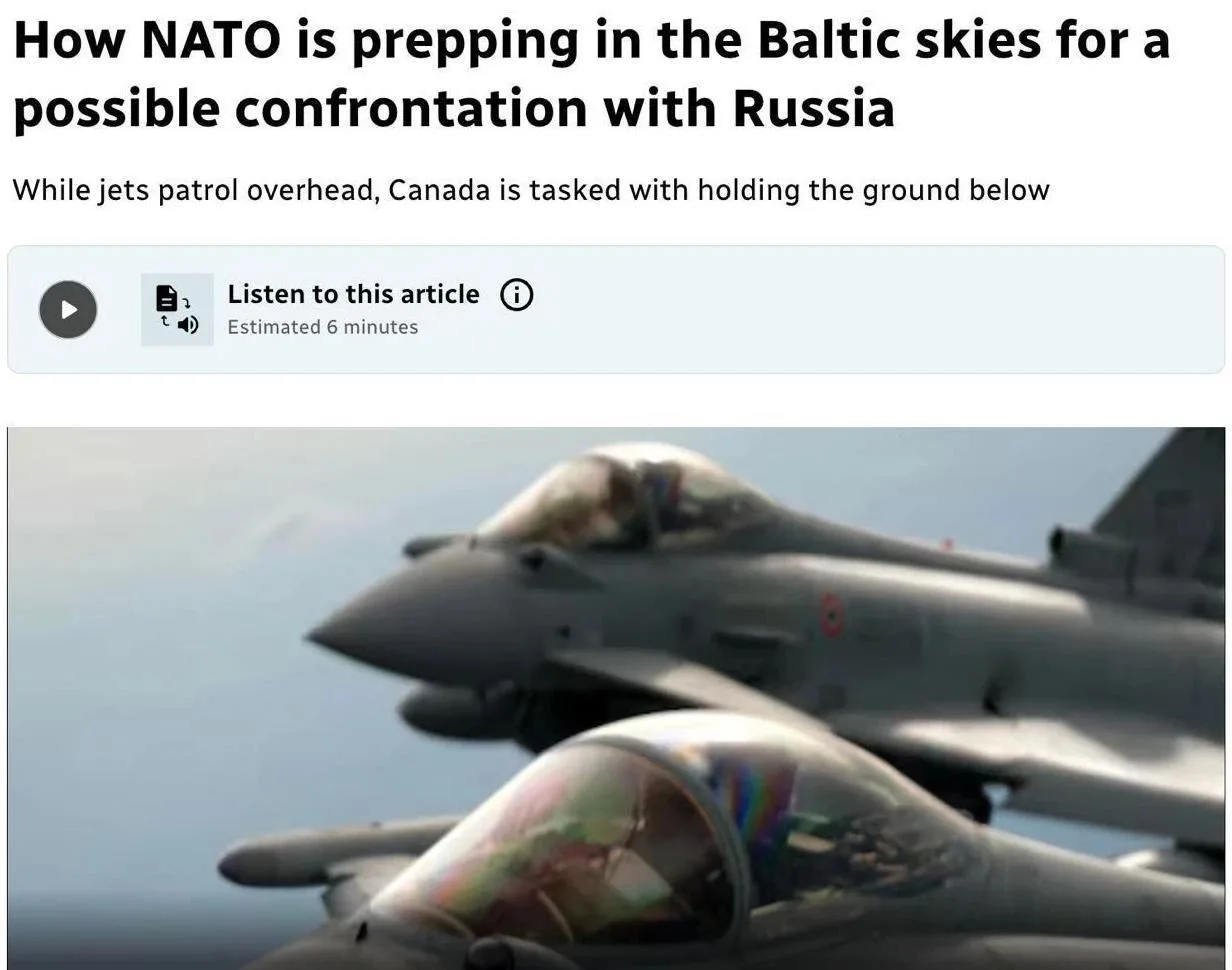 НАТО наращивает военное присутствие у российских границ: в странах Балтии усиливают ПВО...