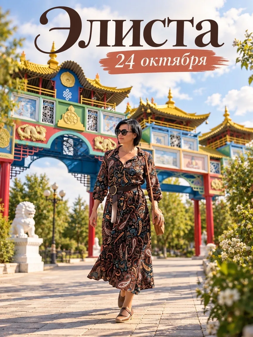 Элиста — единственная в Европе буддийская столица.⛪️