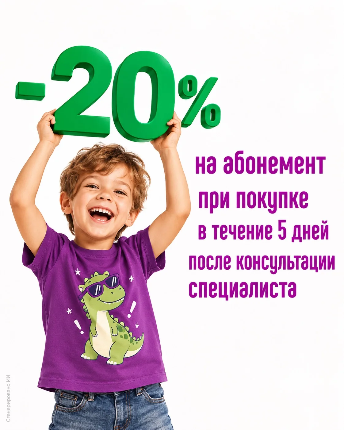 🎁 Скидка 20% на абонемент: 5 дней, чтобы всё обдумать