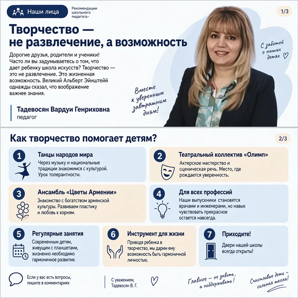 🎼 Творчество - не развлечение, а возможность.