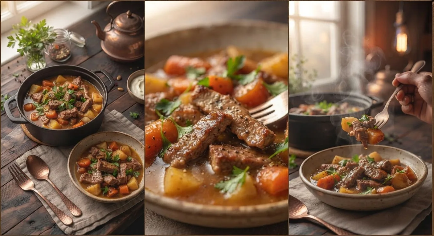 🥩  Жаркое из свинины с овощами