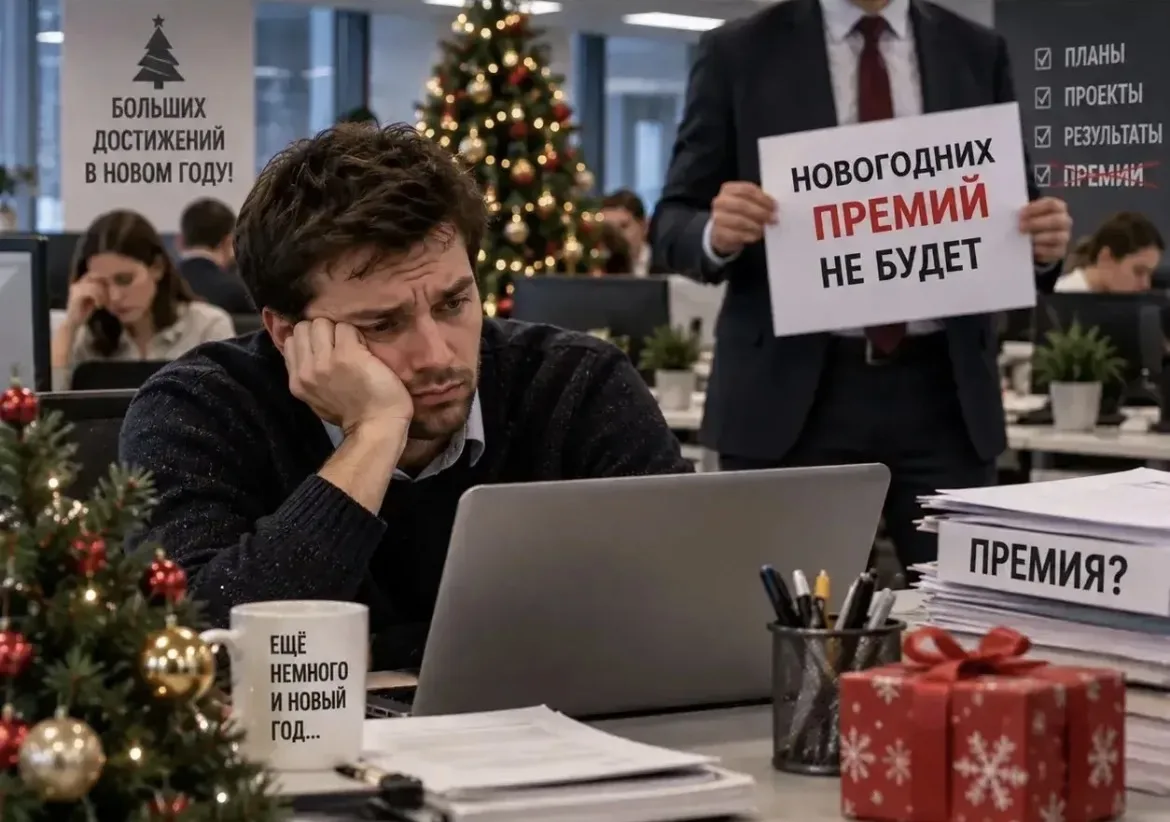 💸Россиян массово лишают новогодних премий!