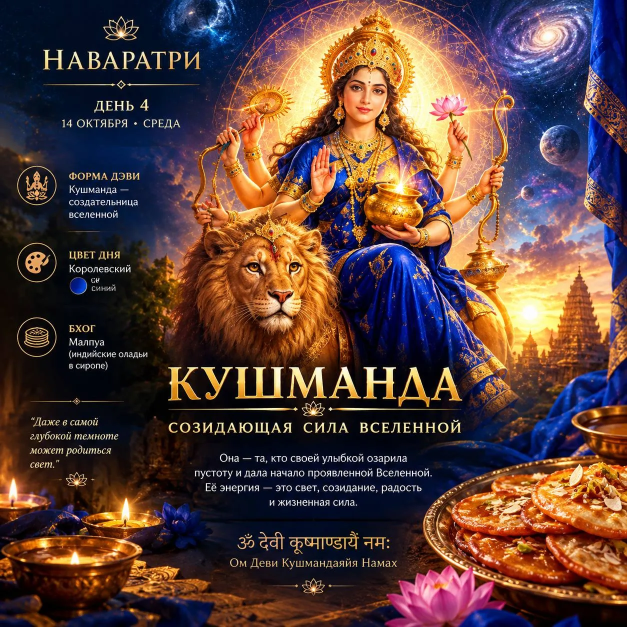 🔱 НАВАРАТРИ ДЕНЬ 4