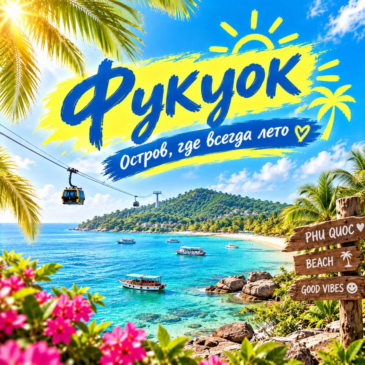 😍Волшебный, жаркий, яркий Фукуок осенью!
