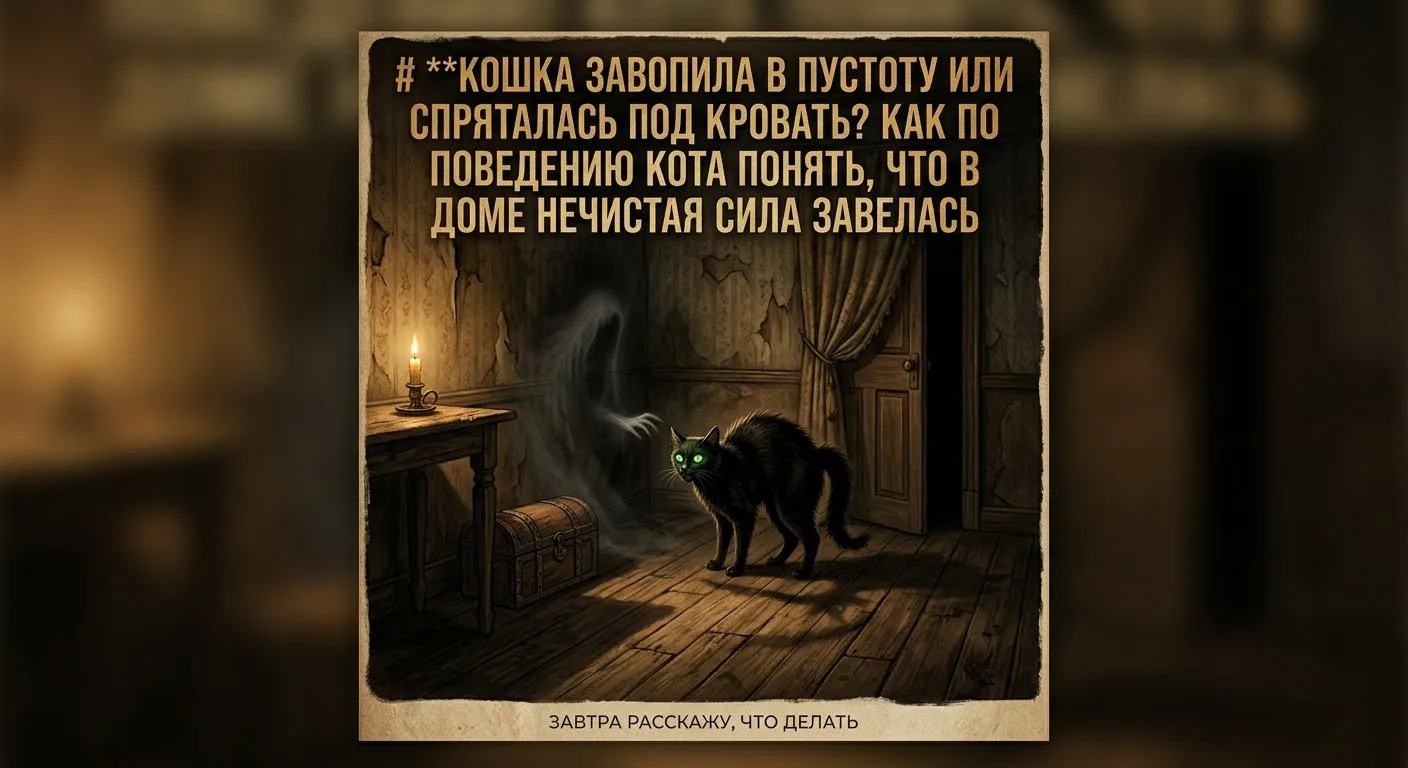 КОШКА ЗАВОПИЛА В ПУСТОТУ ИЛИ СПРЯТАЛАСЬ ПОД КРОВАТЬ? КАК ПО ПОВЕДЕНИЮ КОТА ПОНЯТЬ, ЧТО ...