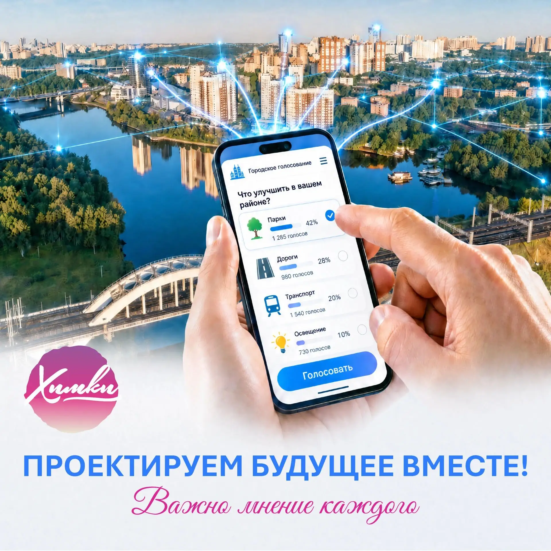 Какими будут Химки в будущем? Давайте решать вместе!
