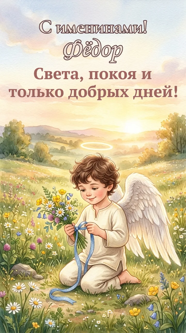 🕊️ 10 октября — с Днём ангела, Фёдор!