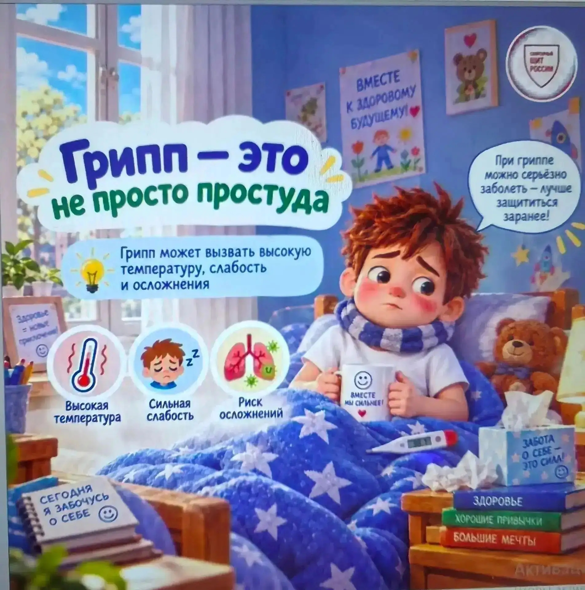 ❄️ Сезон ОРВИ набирает обороты… А Петя Лентяев уже готов к защите! 🛡️Ловите карточки о...