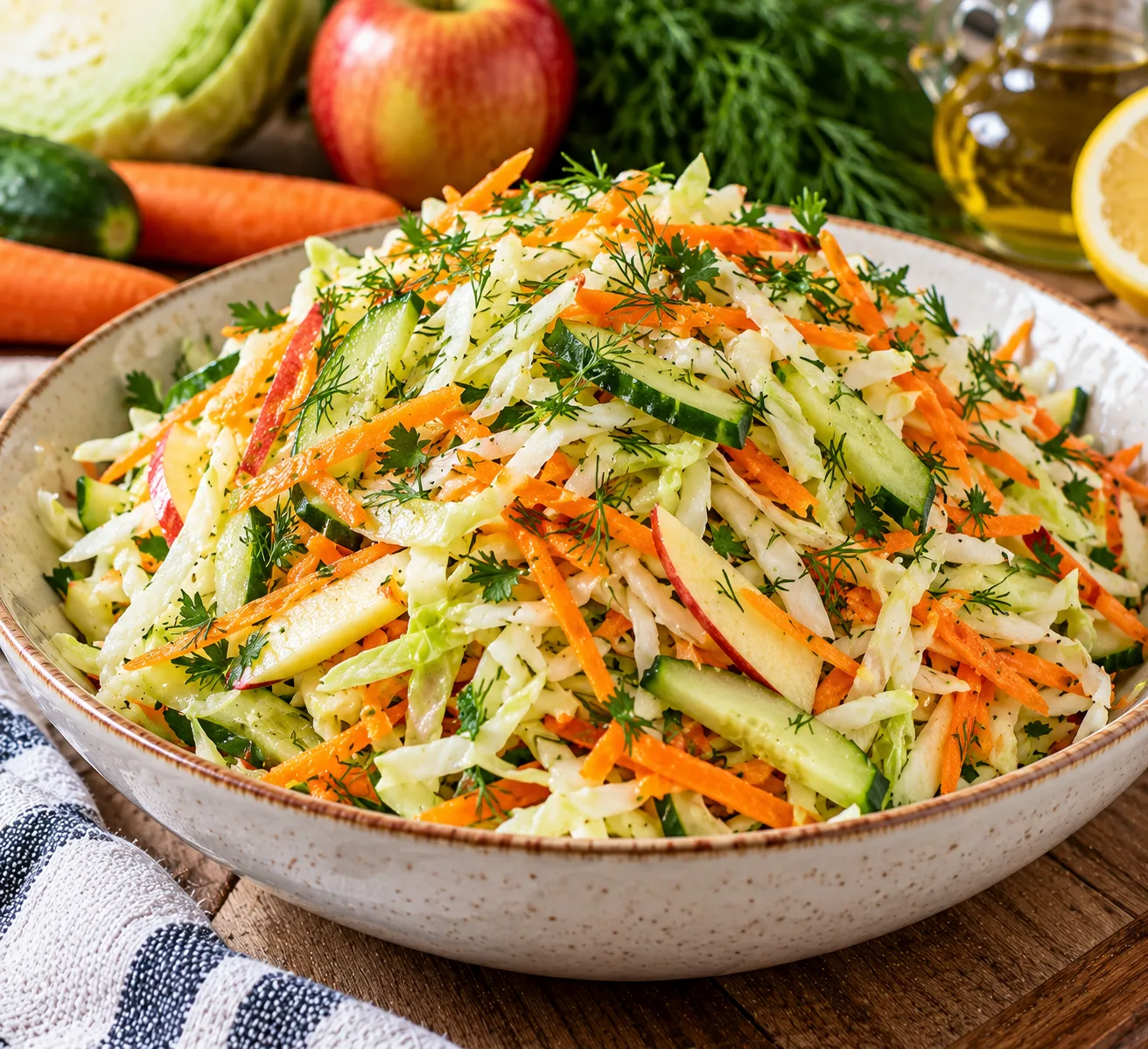 🥗 ВИТАМИННЫЙ САЛАТ ЗА 10 МИНУТ — СОЧНЫЙ, ХРУСТЯЩИЙ И НЕВЕРОЯТНО ВКУСНЫЙ! 🥕❤️