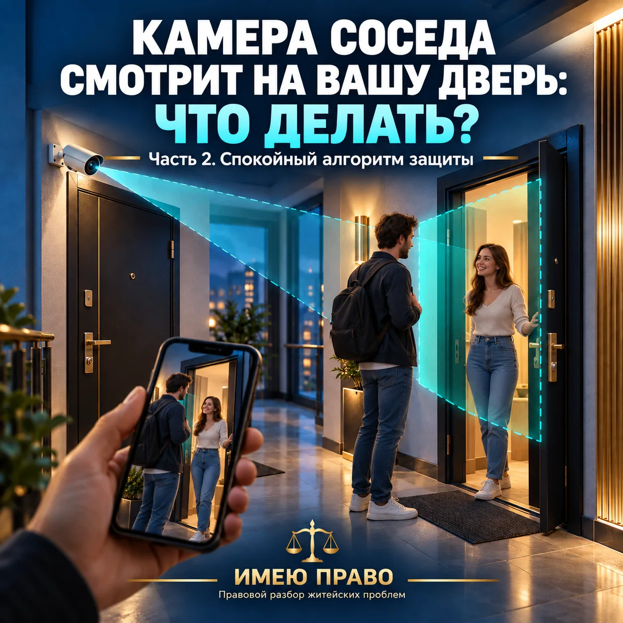 📹 КАМЕРА СОСЕДА СМОТРИТ НА ВАШУ ДВЕРЬ: ЧТО ДЕЛАТЬ?