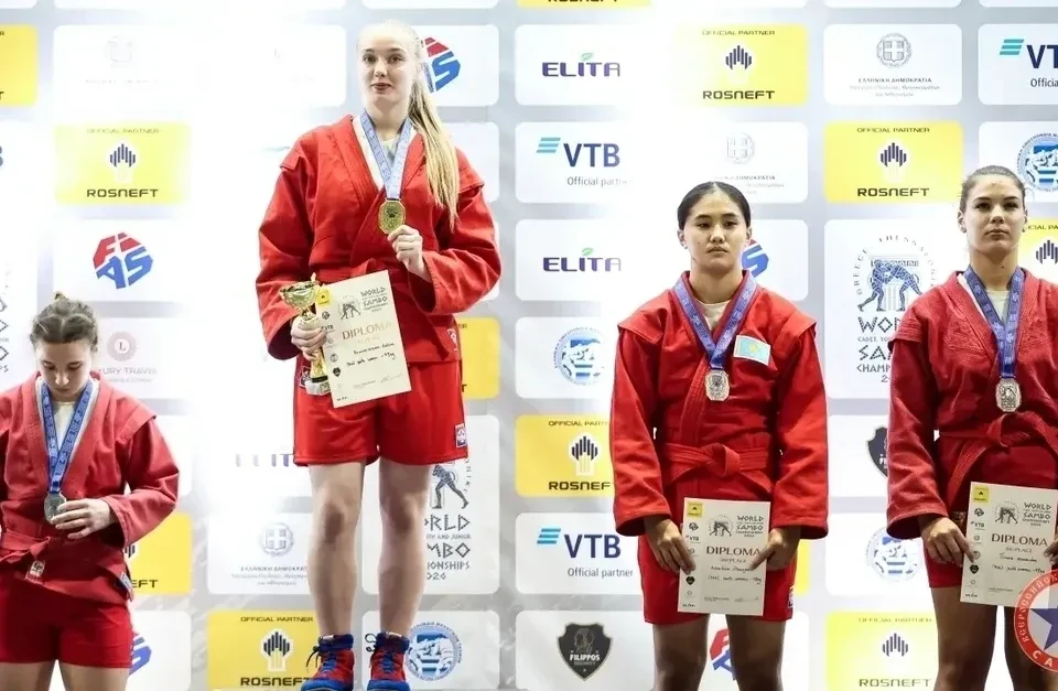 Самбистка из Прикамья выиграла золото первенства мира в Греции 🥇