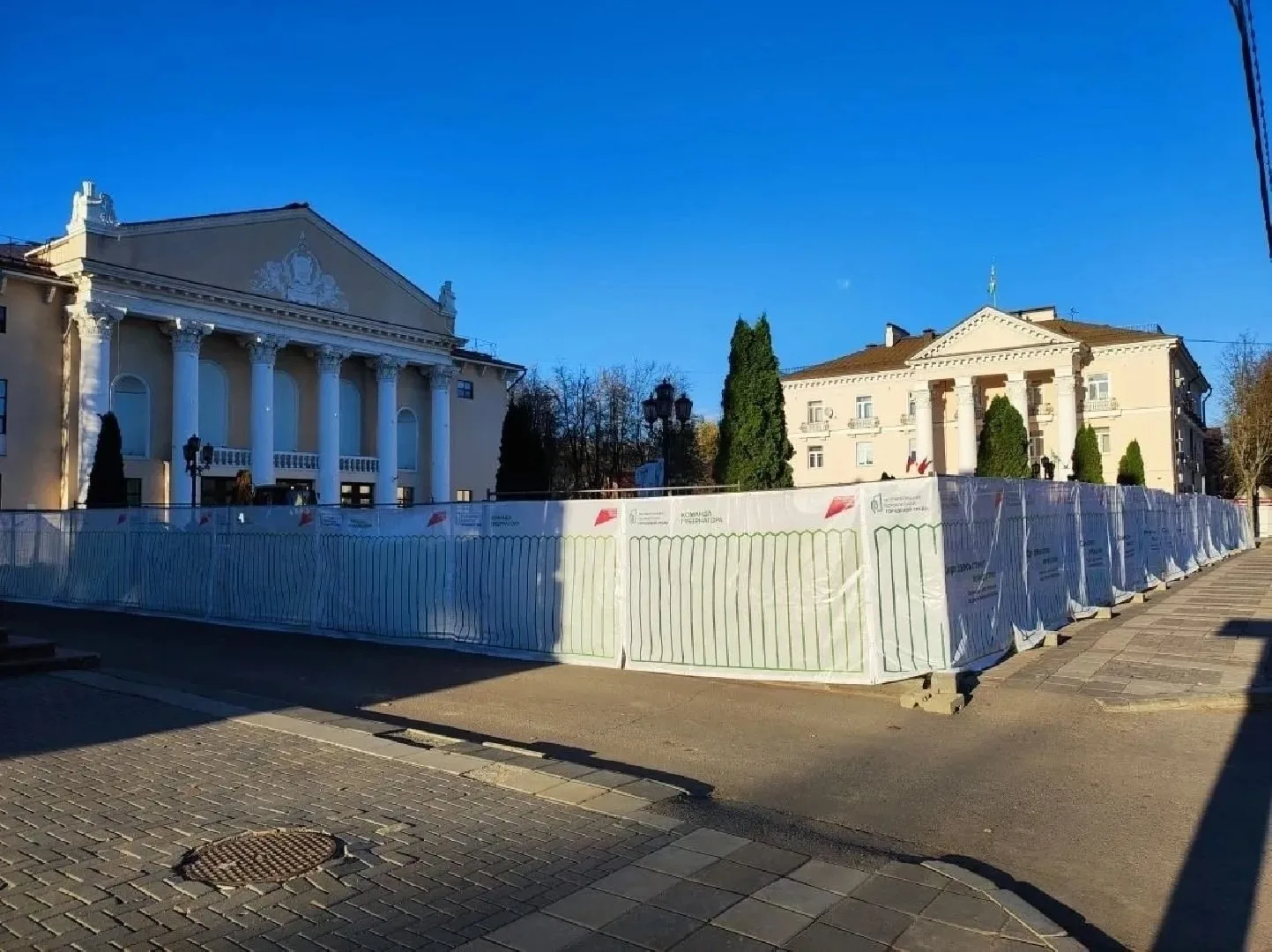 Началась реконструкция Советской площади.