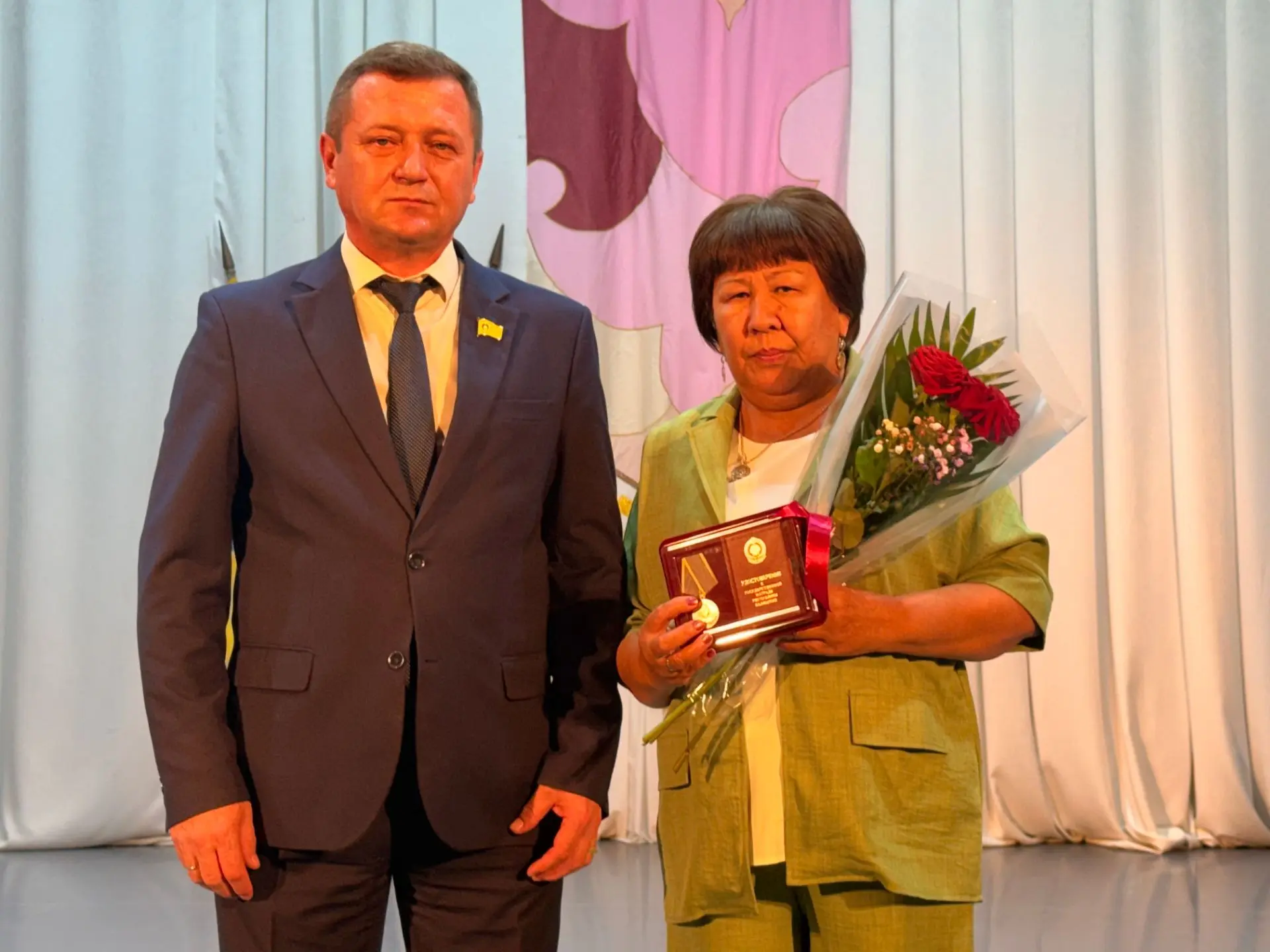 🕊️ В Целинном районе вручили государственные награды родным погибших героев