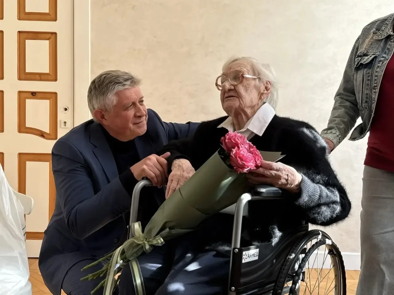 💐 Ветеран Великой Отечественной войны Зинаида Никифоровна Гуселетова отпраздновала 104...