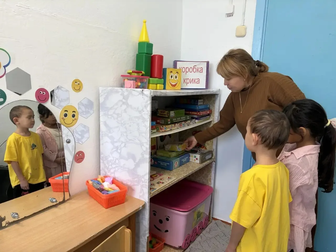 🌸В нашем детском саду есть одно особенное место — волшебная комната психолога. Она сло...