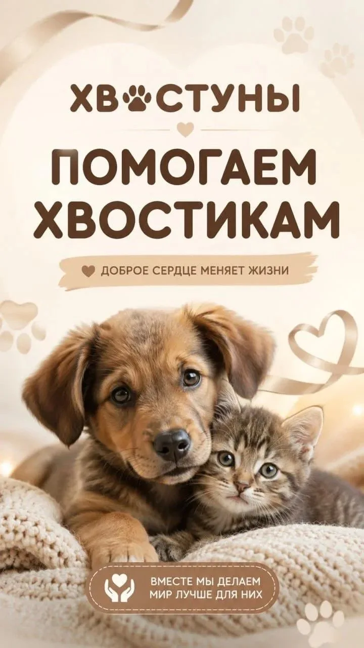 🐾 Акция «Большая помощь маленькому другу»: согреем пушистые сердца! 🐶🐱